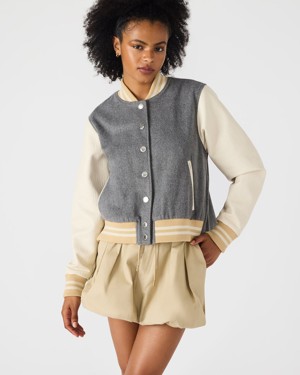 ROONEY JACKET HEATHER GREY  Famous | Online Store