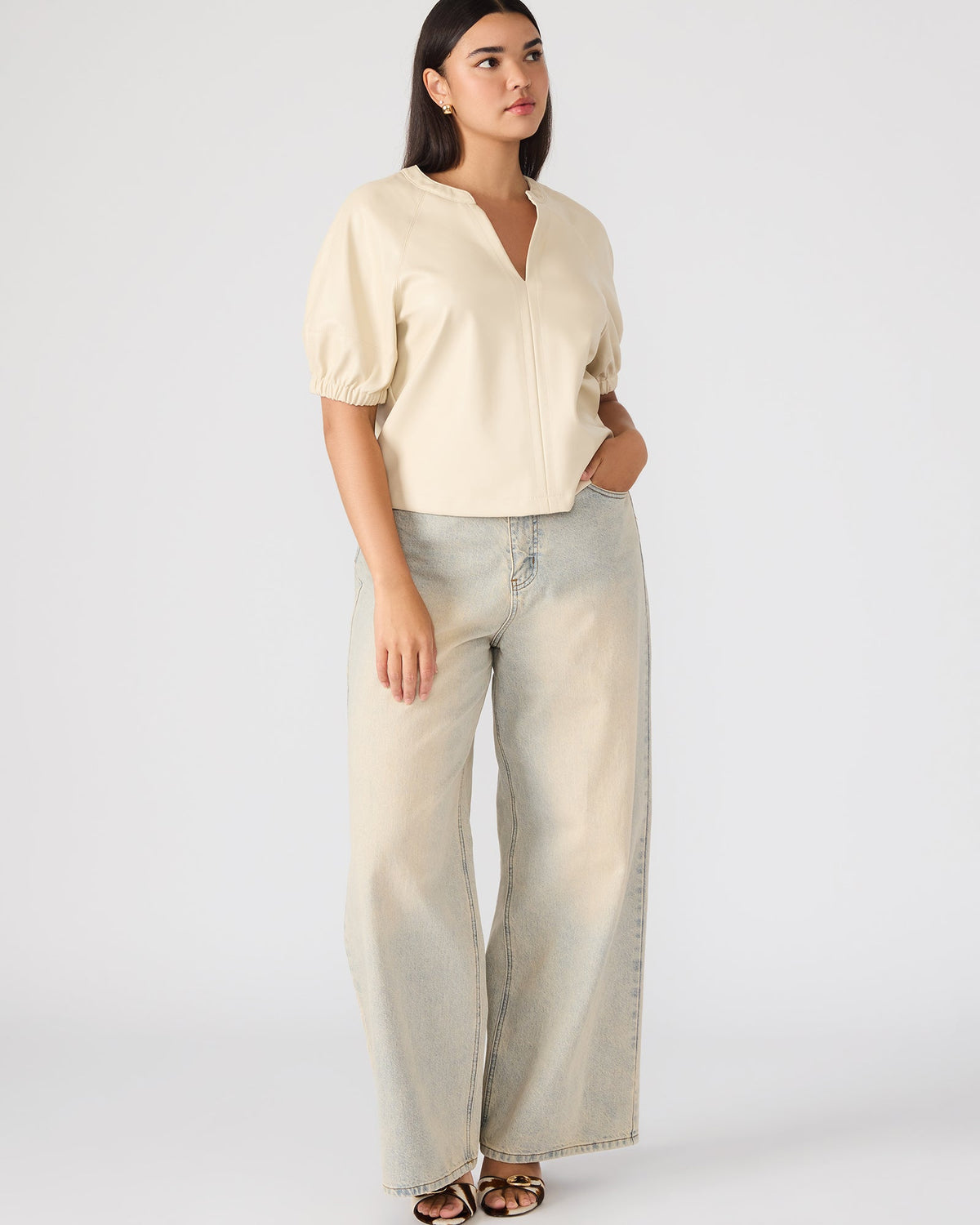 ROXANNE TOP BONE  Famous | Online Store