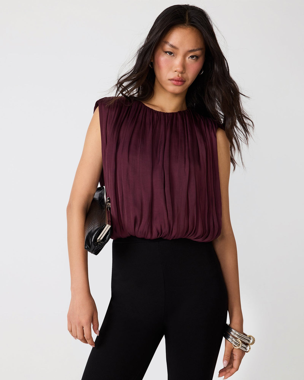 MILANA TOP PURPLE WINE  Famous | Online Store