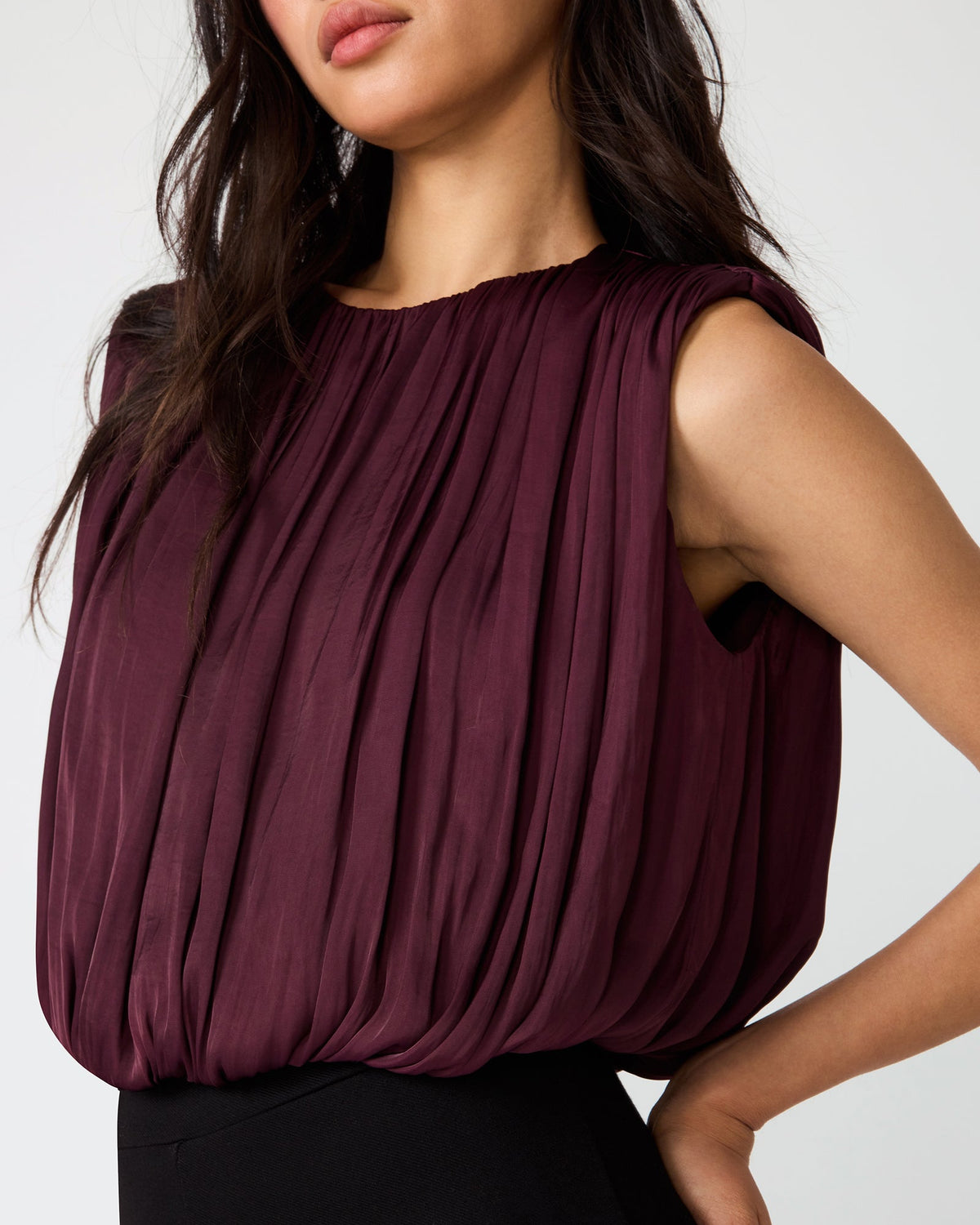 MILANA TOP PURPLE WINE  Famous | Online Store