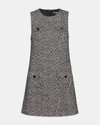 LOUIE DRESS BLACK/WHITE  Famous | Online Store
