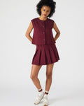 MARGO SKIRT WINE  Famous | Online Store