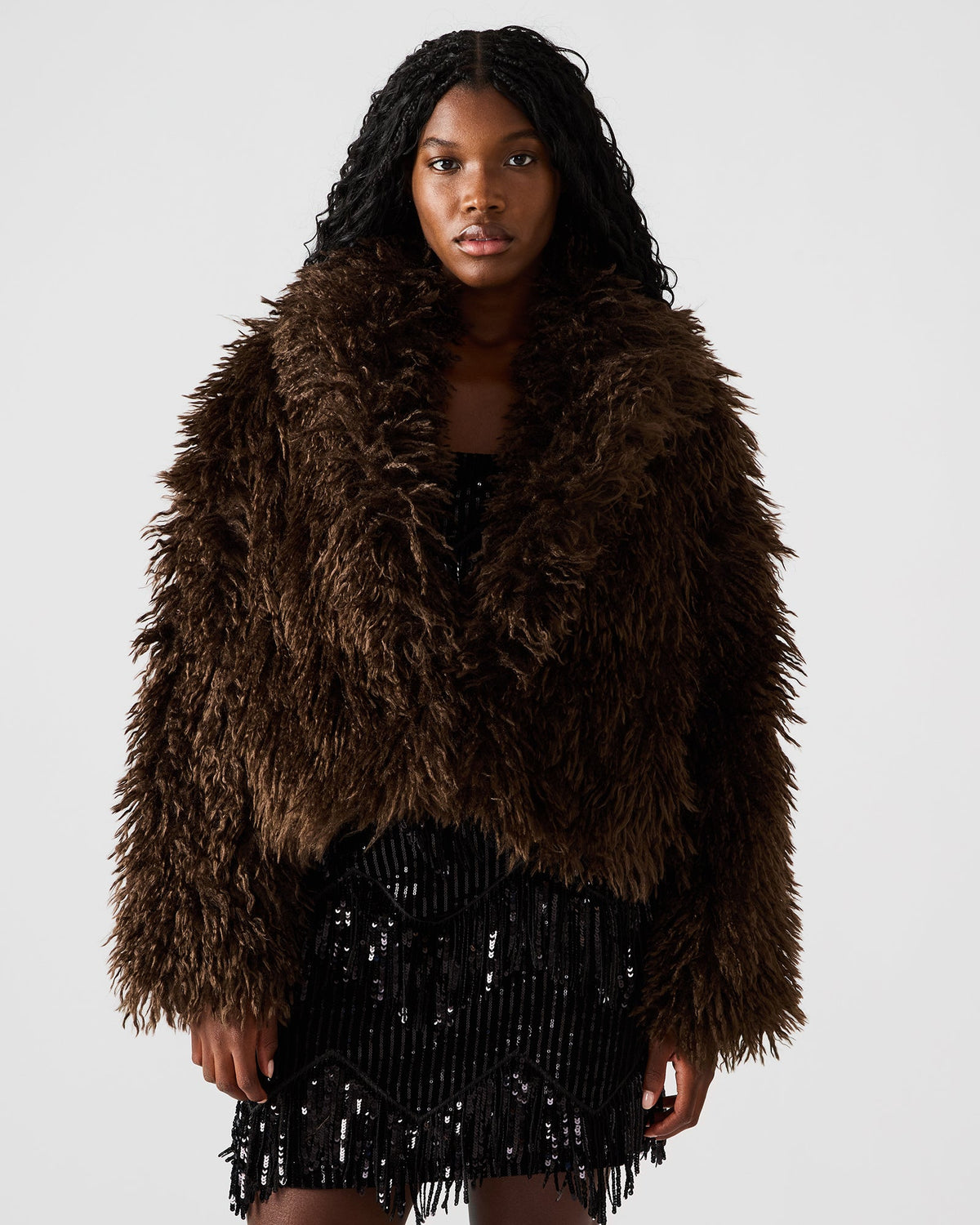 INAYA COAT DARK ESPRESSO  Famous | Online Store