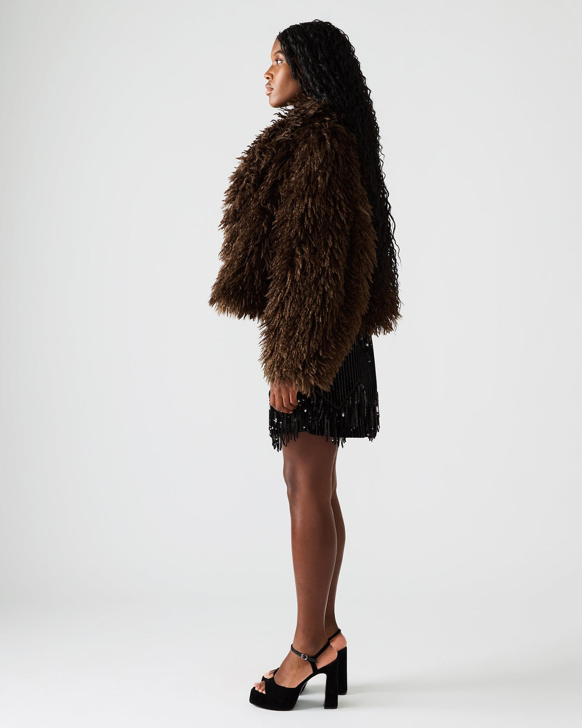 INAYA COAT DARK ESPRESSO  Famous | Online Store
