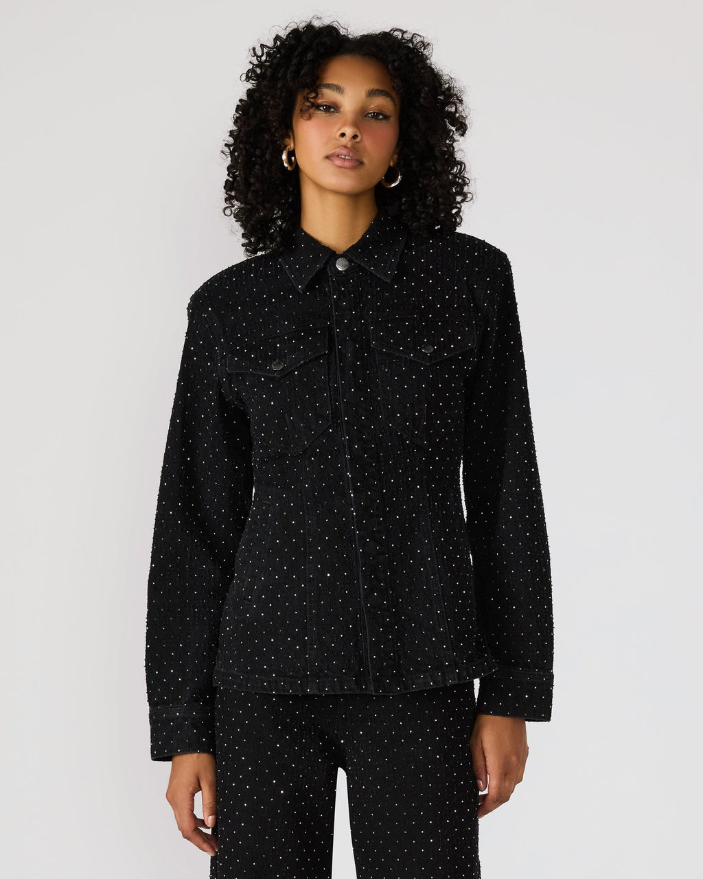 PARC CRYSTAL JACKET BLACK  Famous | Online Store