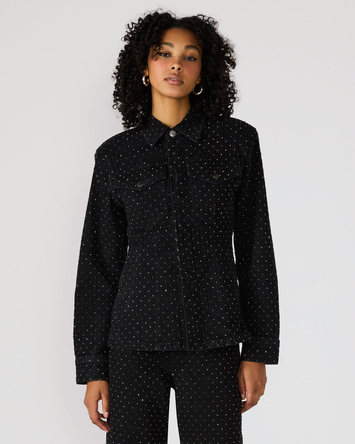 PARC CRYSTAL JACKET BLACK  Famous | Online Store