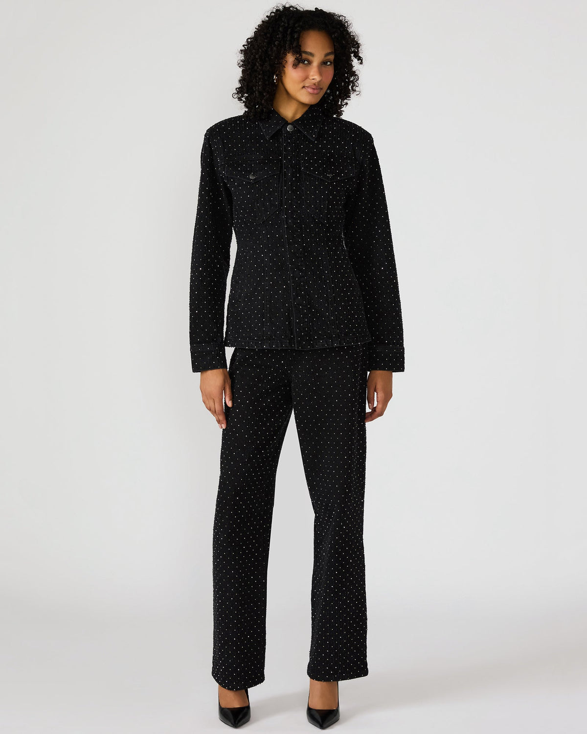 PARC CRYSTAL JACKET BLACK  Famous | Online Store