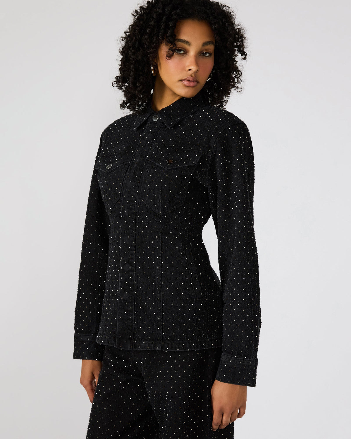 PARC CRYSTAL JACKET BLACK  Famous | Online Store