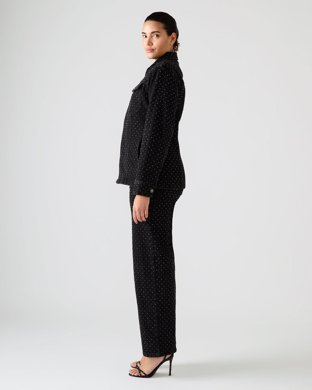 PARC CRYSTAL JACKET BLACK  Famous | Online Store