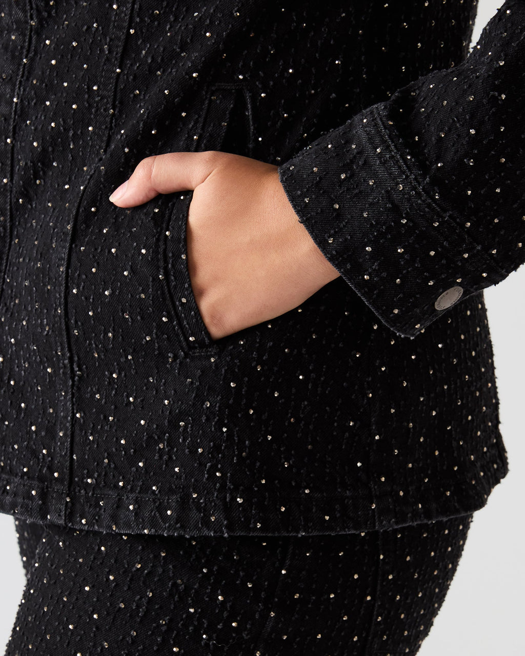 PARC CRYSTAL JACKET BLACK  Famous | Online Store