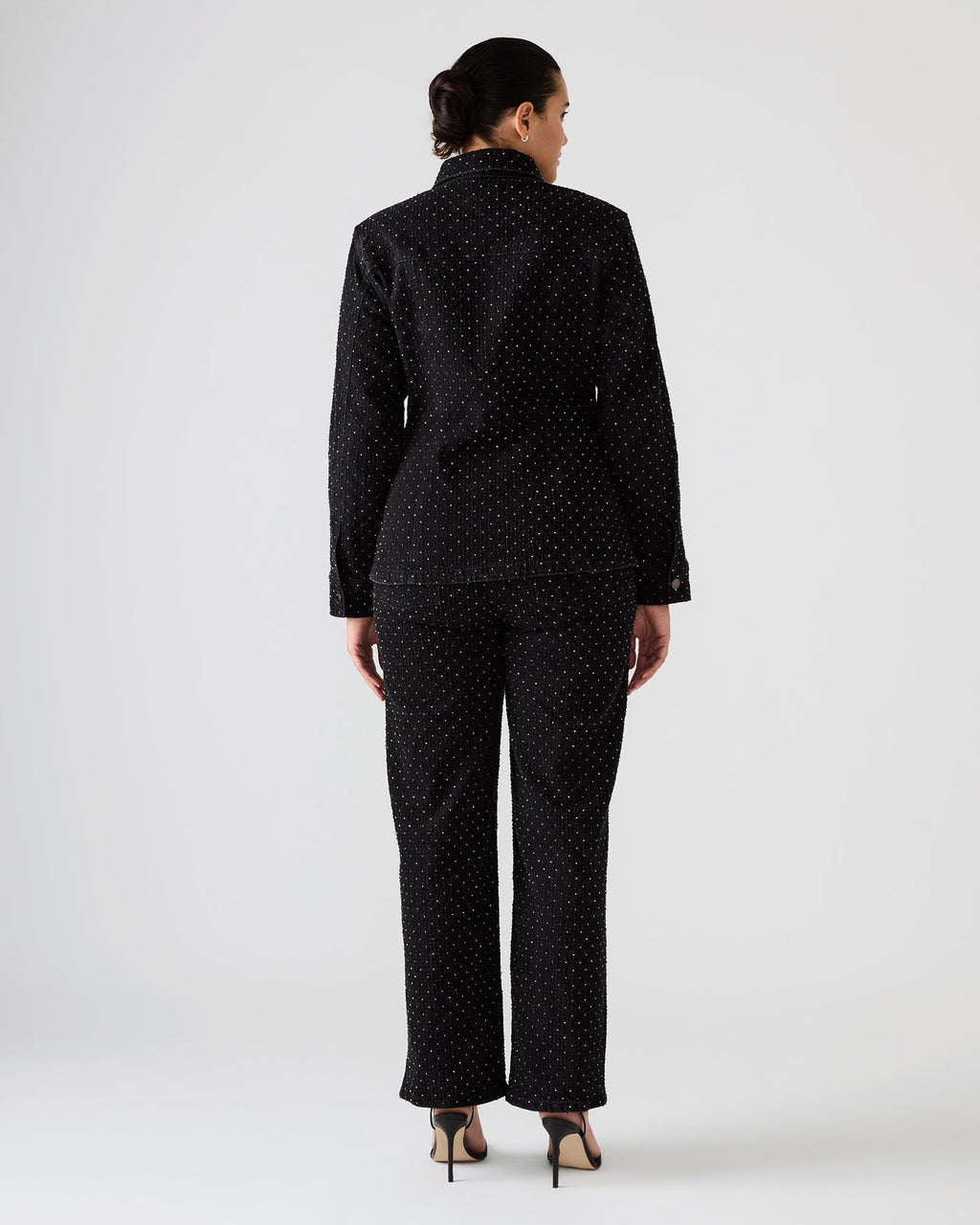PARC CRYSTAL JACKET BLACK  Famous | Online Store