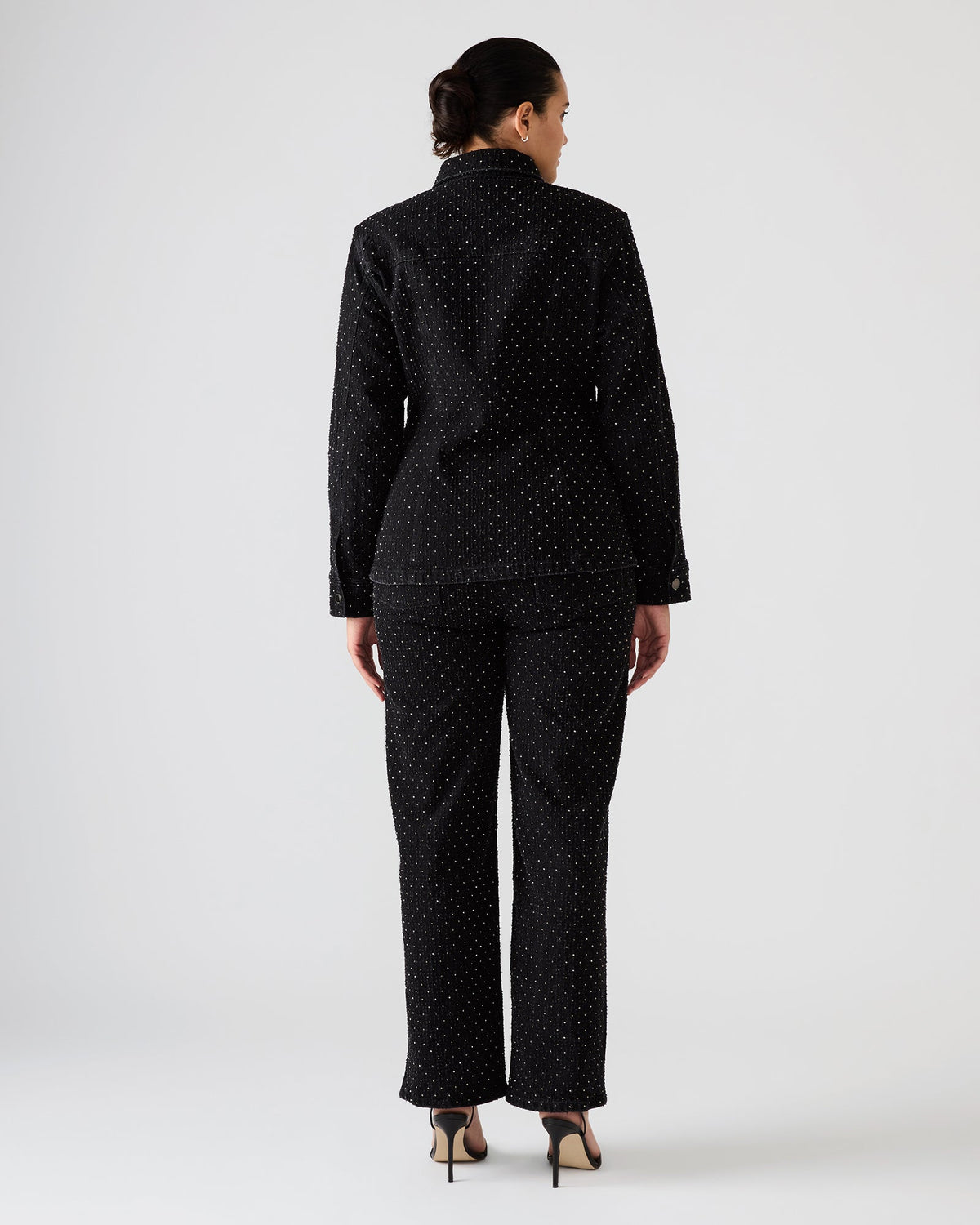 PARC CRYSTAL JACKET BLACK  Famous | Online Store