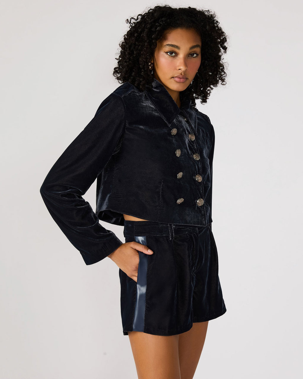 TONIA BLAZER INDIGO HAZE  Famous | Online Store