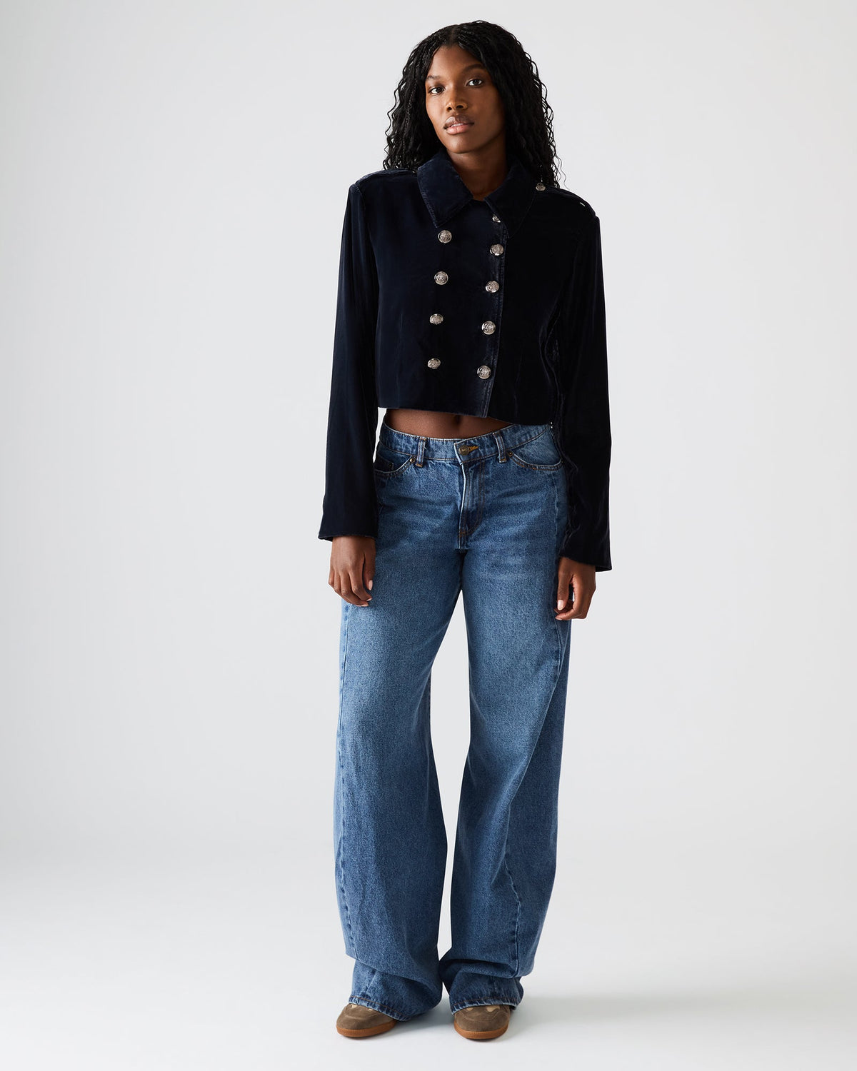 TONIA BLAZER INDIGO HAZE  Famous | Online Store