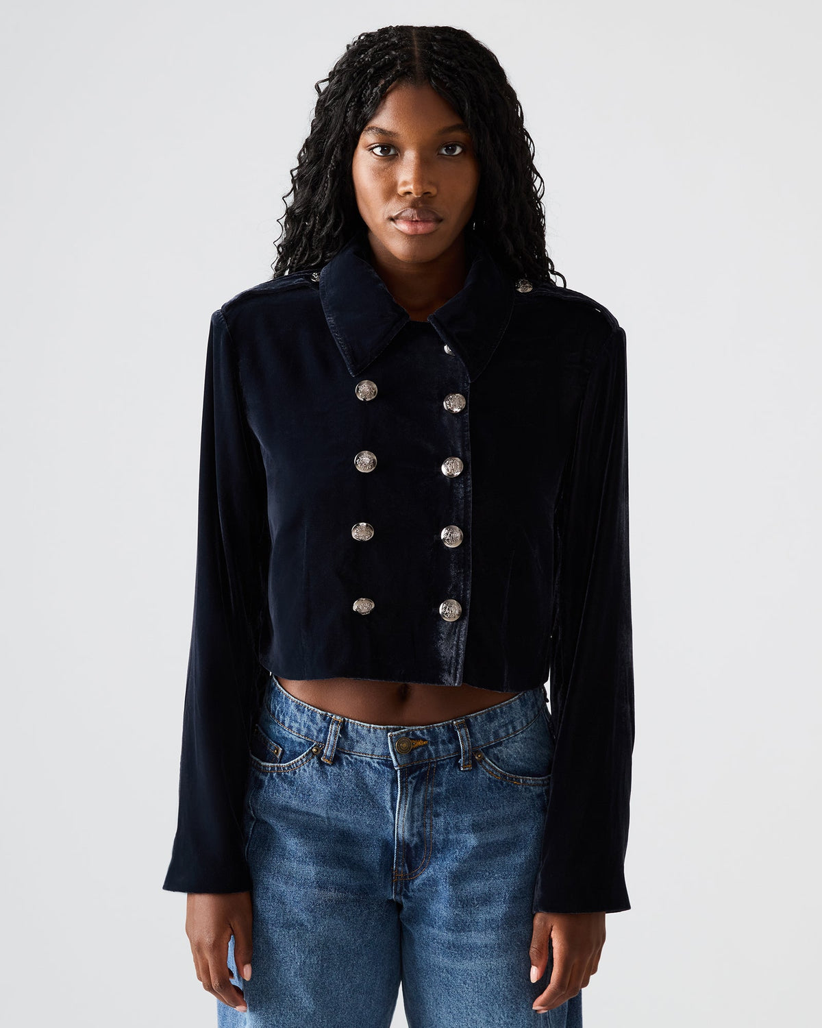 TONIA BLAZER INDIGO HAZE  Famous | Online Store