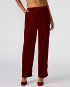 TONIA PANT RED VELVET  Famous | Online Store