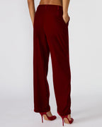 TONIA PANT RED VELVET  Famous | Online Store