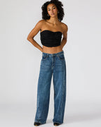MARTINE TOP BLACK  Famous | Online Store