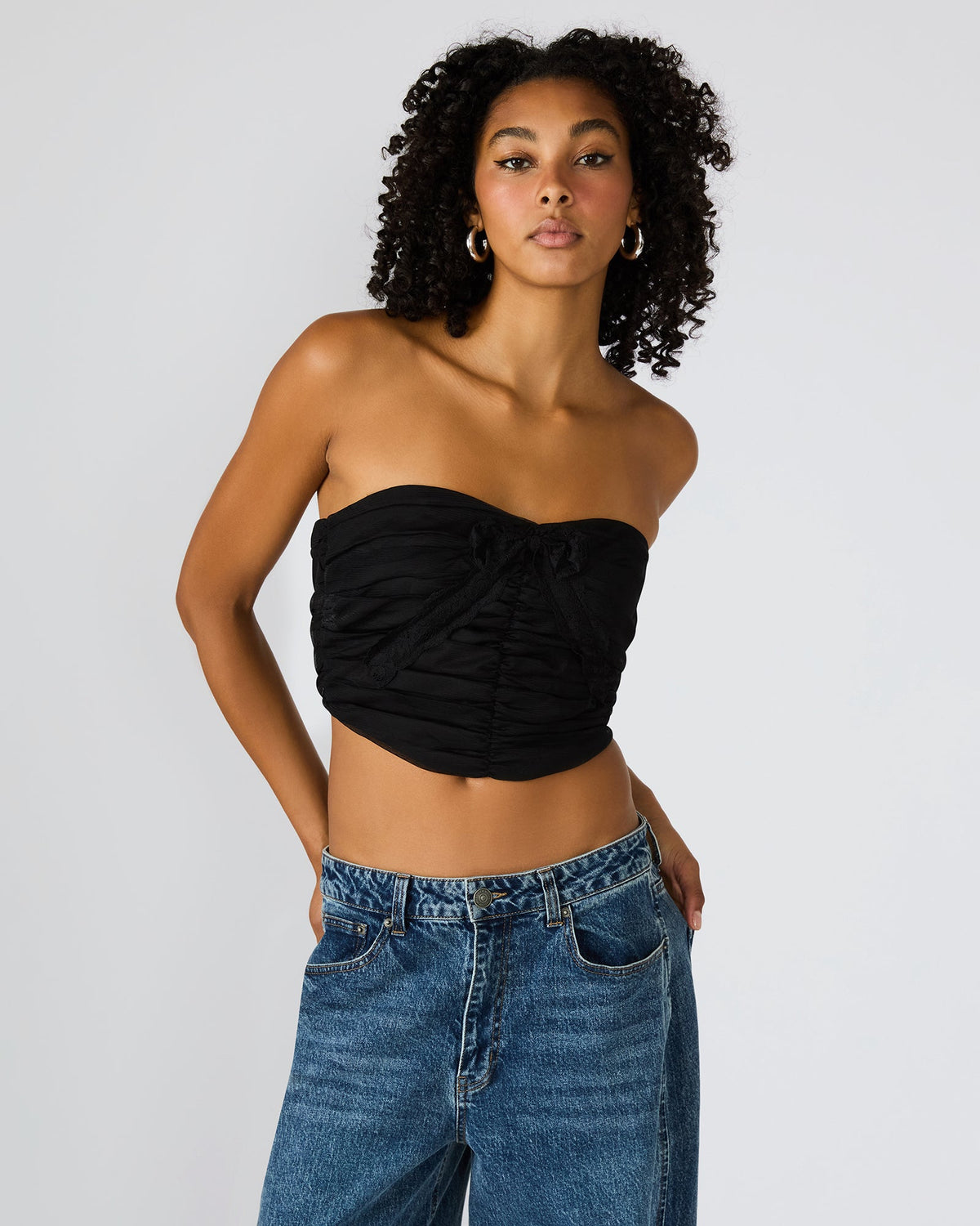 MARTINE TOP BLACK  Famous | Online Store