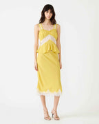 CINTHIA TOP GOLDEN LIME