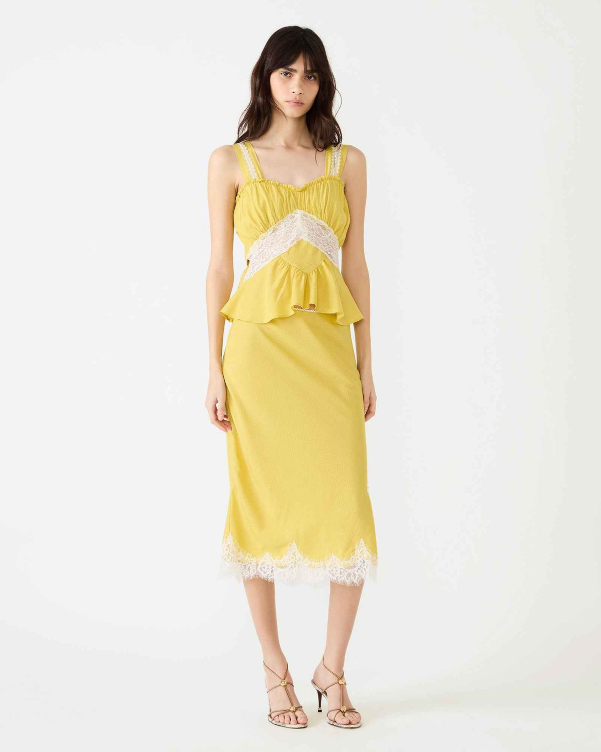 CINTHIA TOP GOLDEN LIME