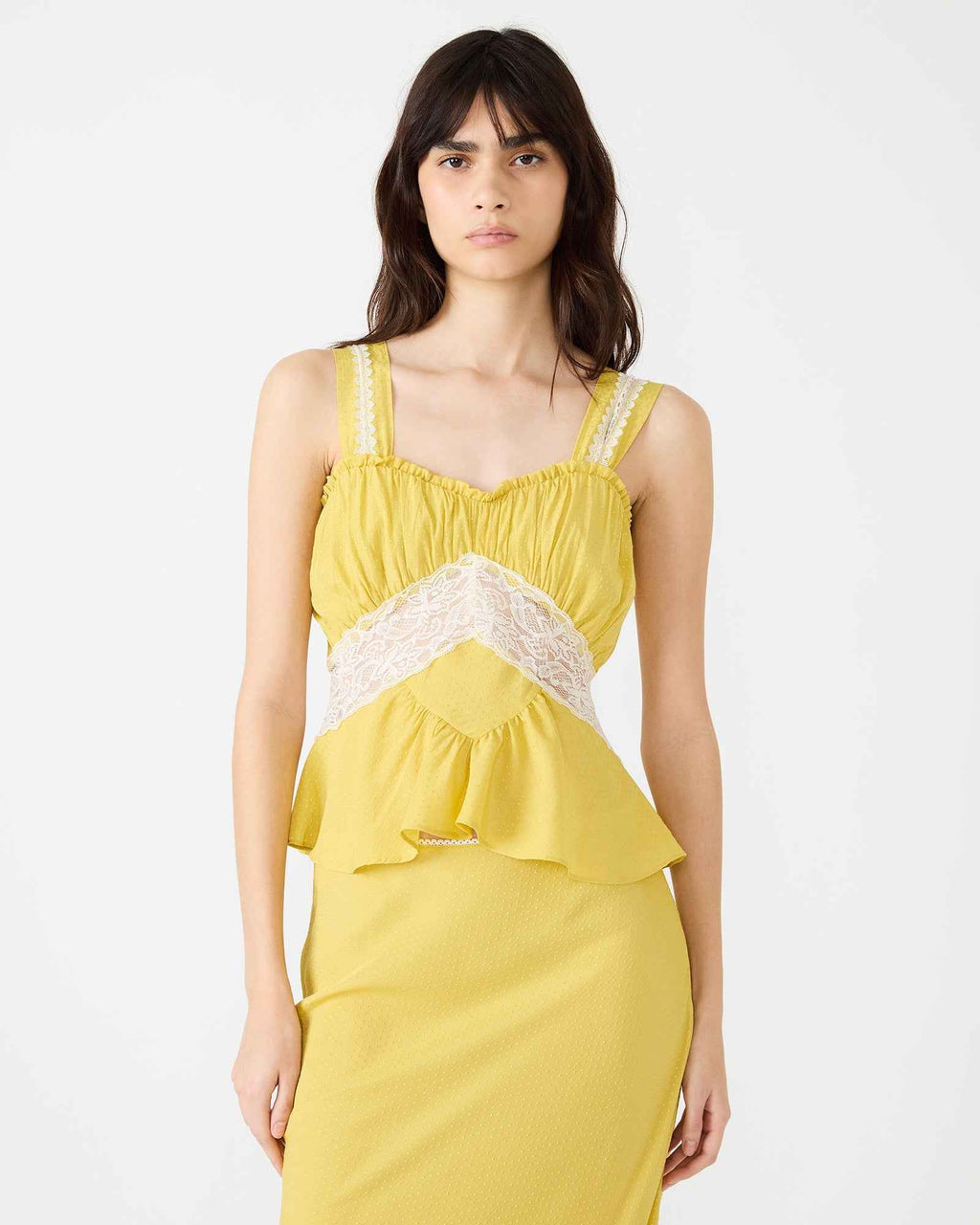 CINTHIA TOP GOLDEN LIME
