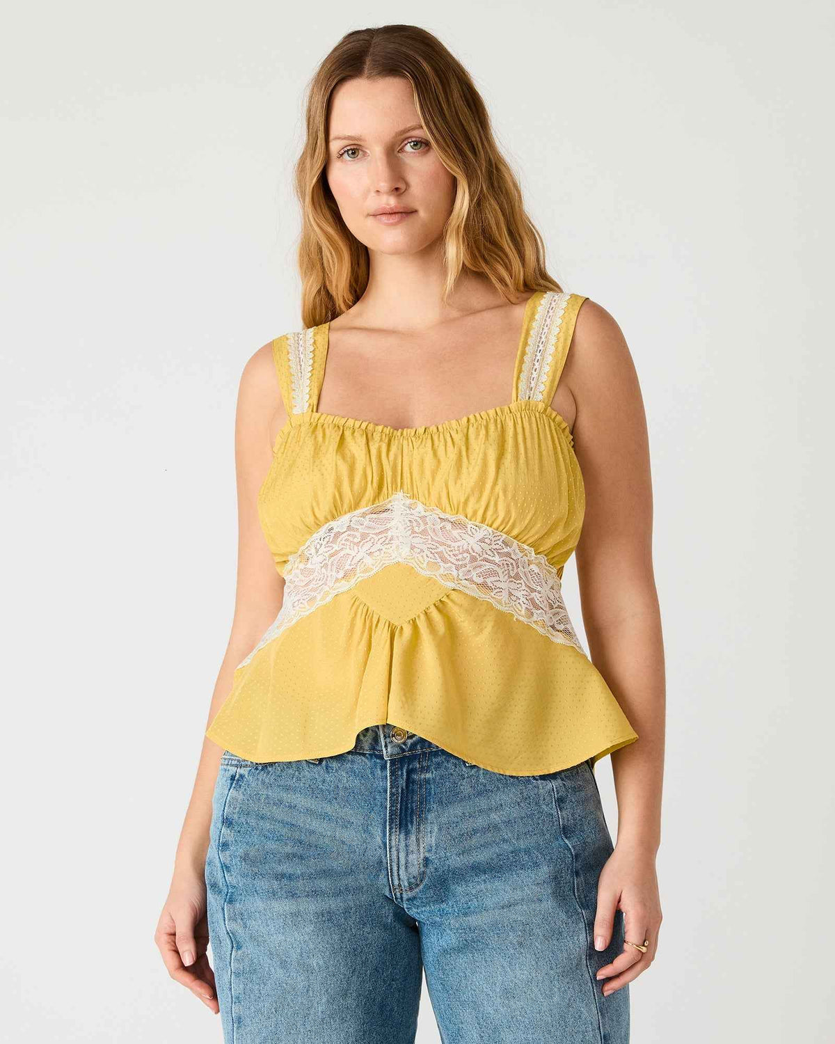 CINTHIA TOP GOLDEN LIME