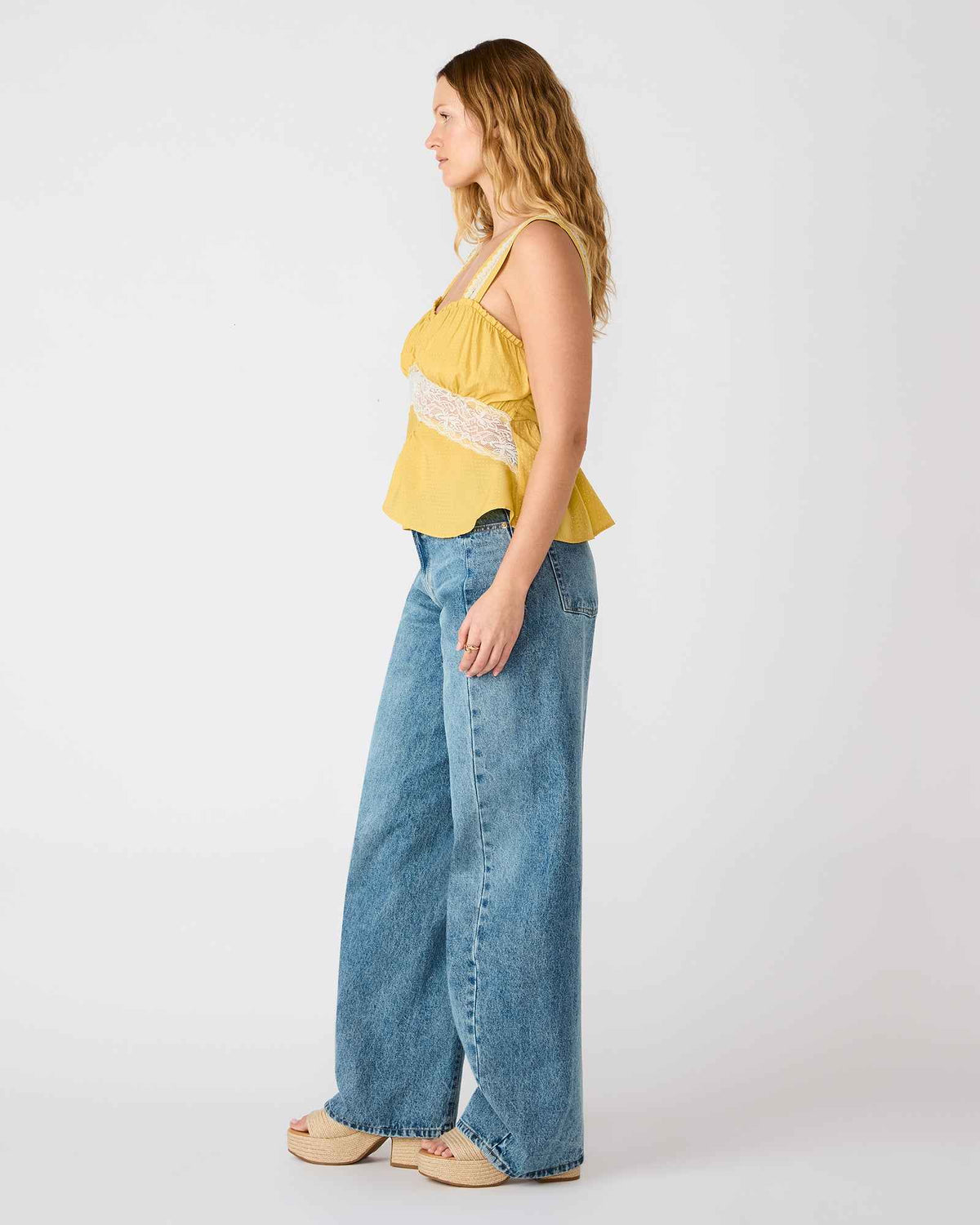 CINTHIA TOP GOLDEN LIME