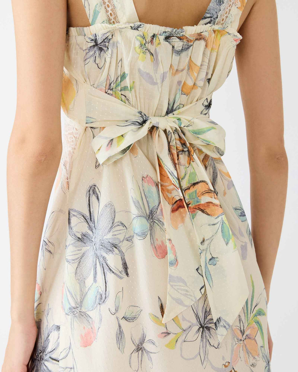 ALEXUS DRESS VINTAGE IVORY