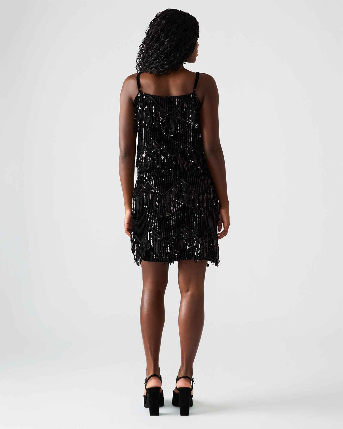 CINDI SEQUIN SKIRT BLACK