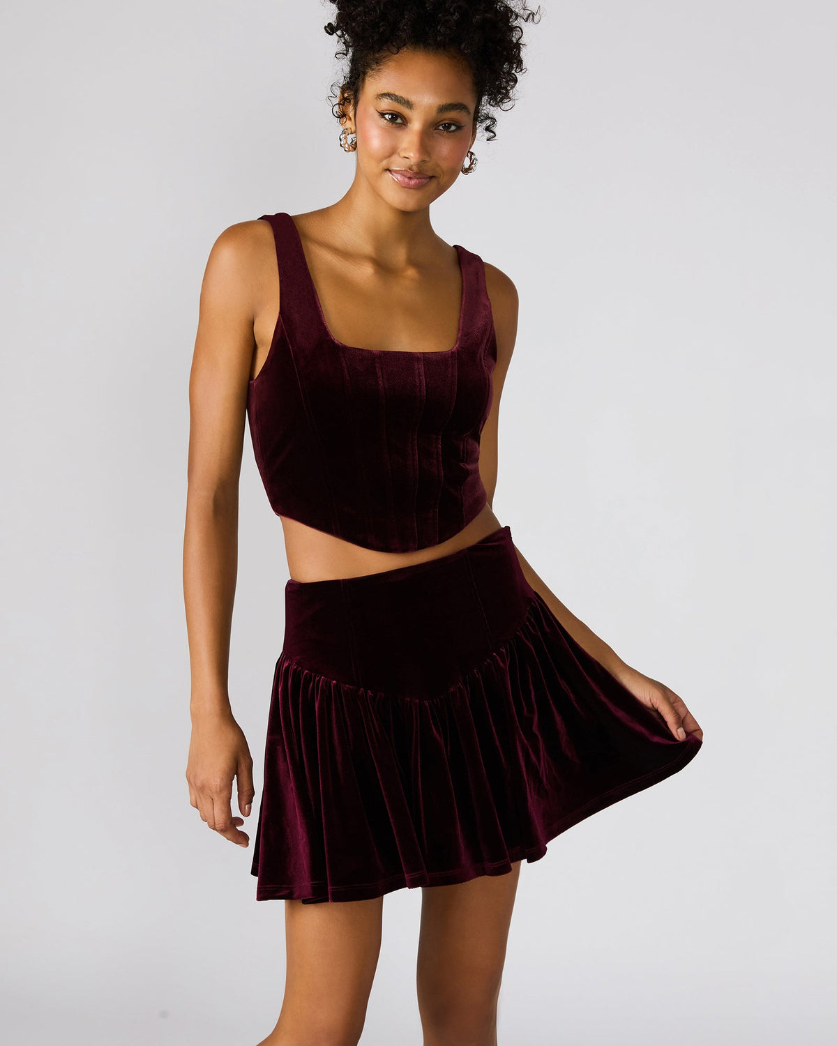 JAYLA SKIRT WINE  Famous | Online Store