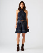 SLOAN DENIM SKIRT INK  Famous | Online Store