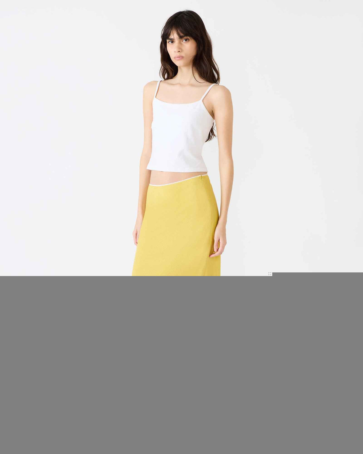 CINTHIA SKIRT GOLDEN LIME