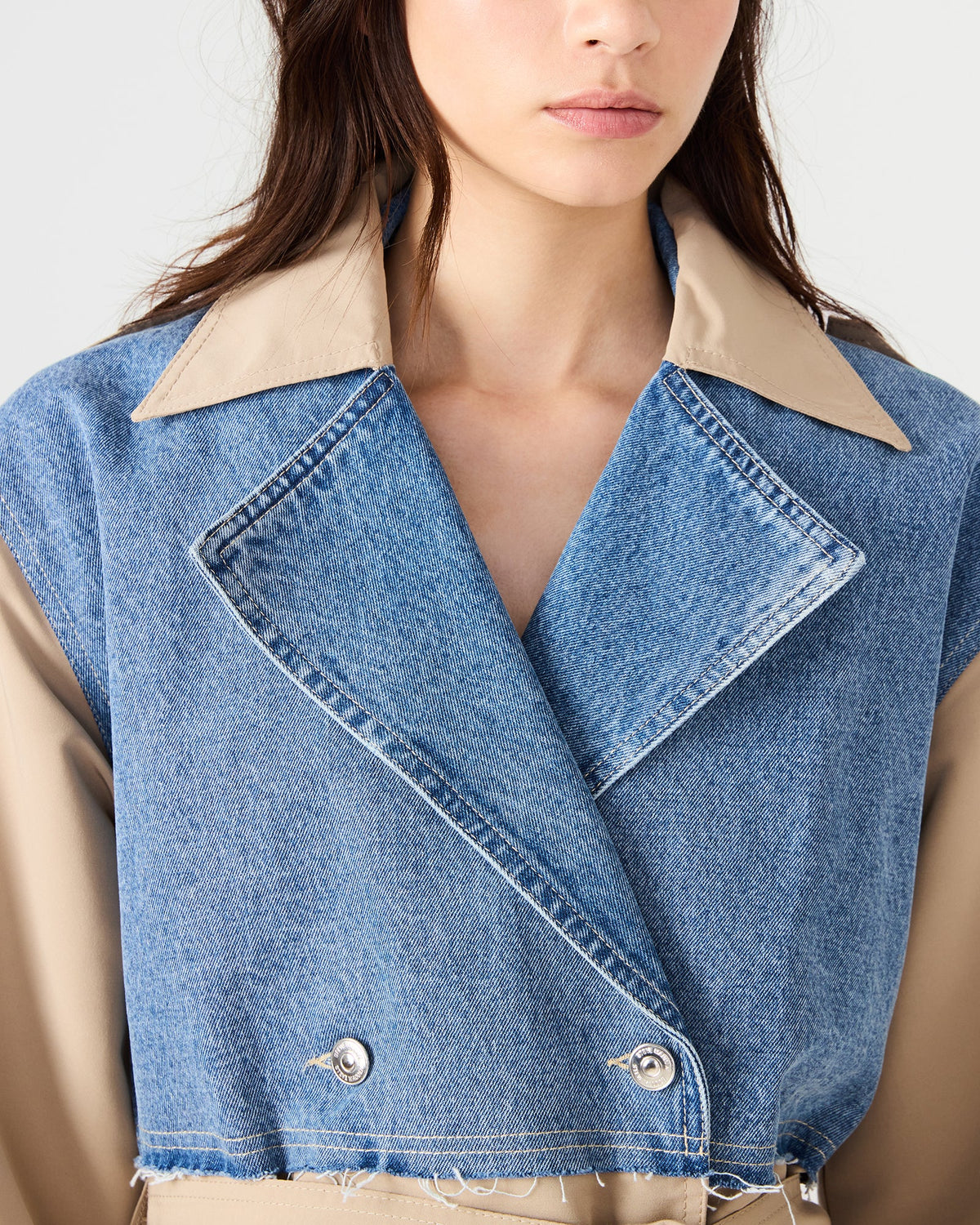 SHYLA COAT DENIM MULTI  Famous | Online Store