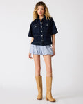 ELIANA TOP BIJOU BLUE  Famous | Online Store