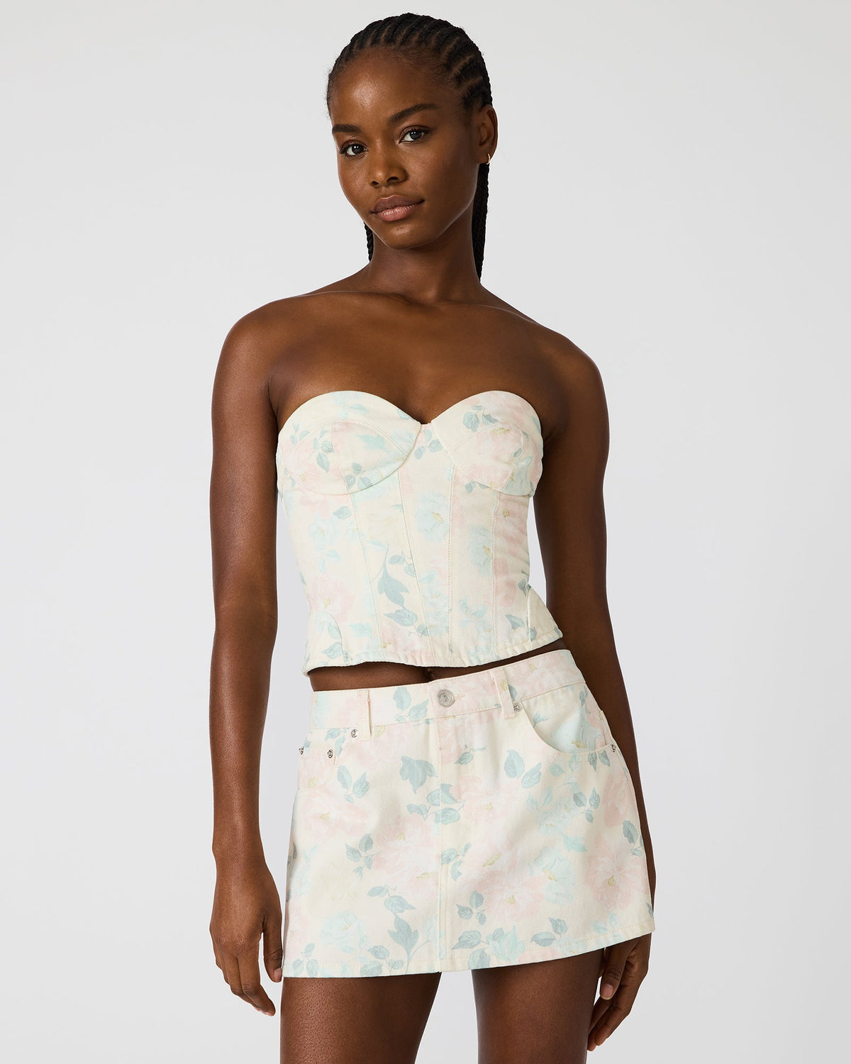ROSELIA CORSET TOP PEACH BEIGE  Famous | Online Store