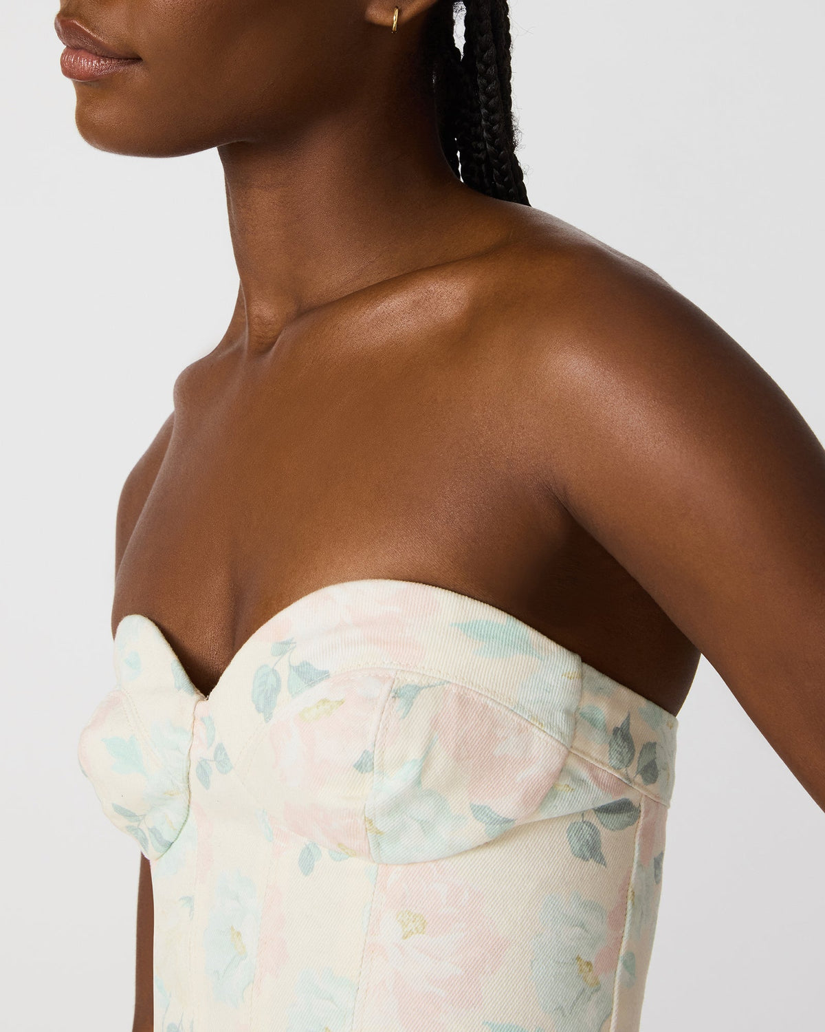 ROSELIA CORSET TOP PEACH BEIGE  Famous | Online Store