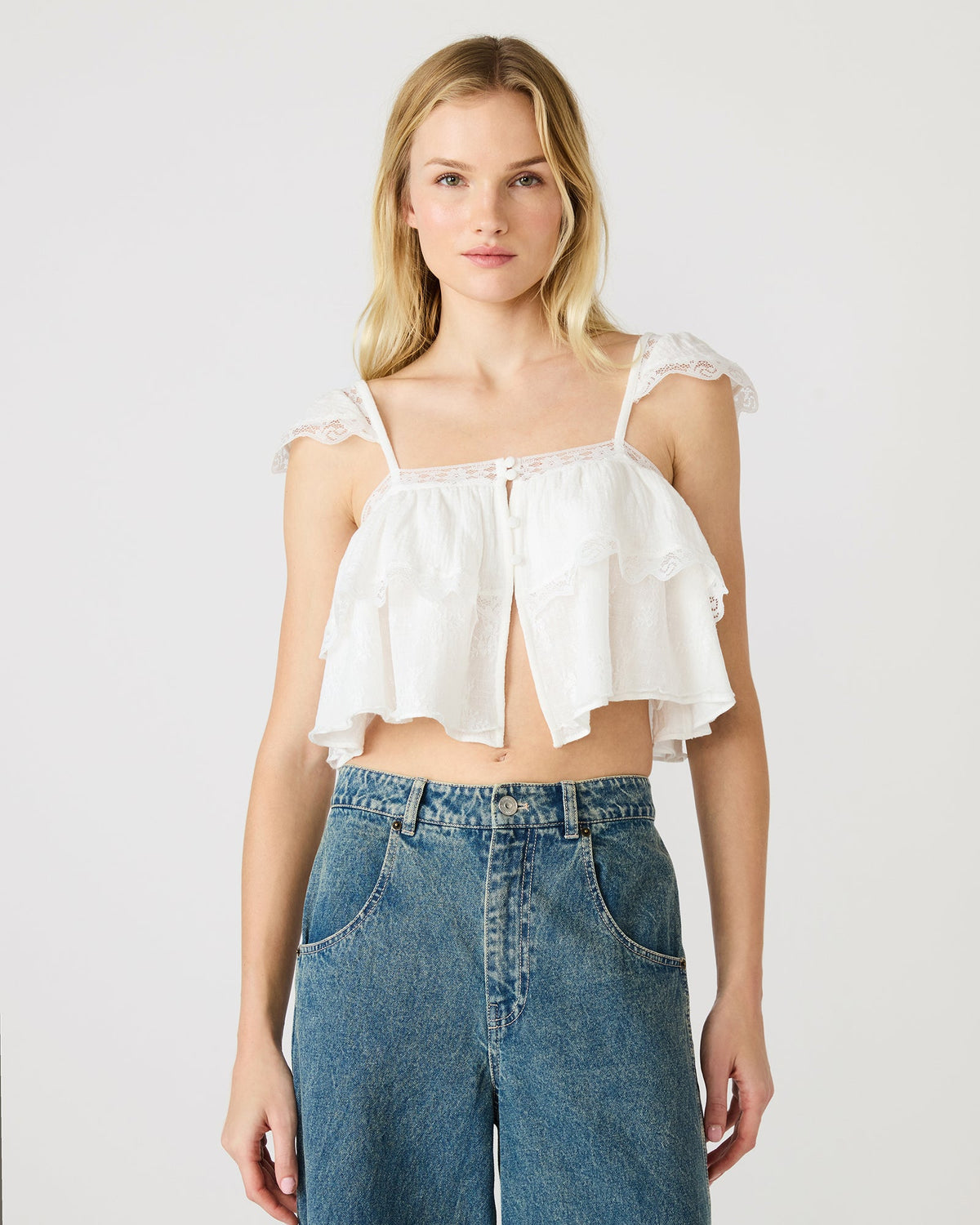 LETA TOP SNOW WHITE  Famous | Online Store