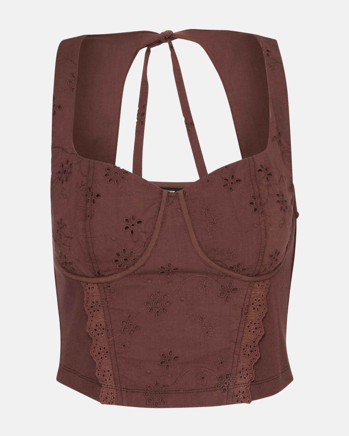 DIXIE KNIT TOP WALNUT