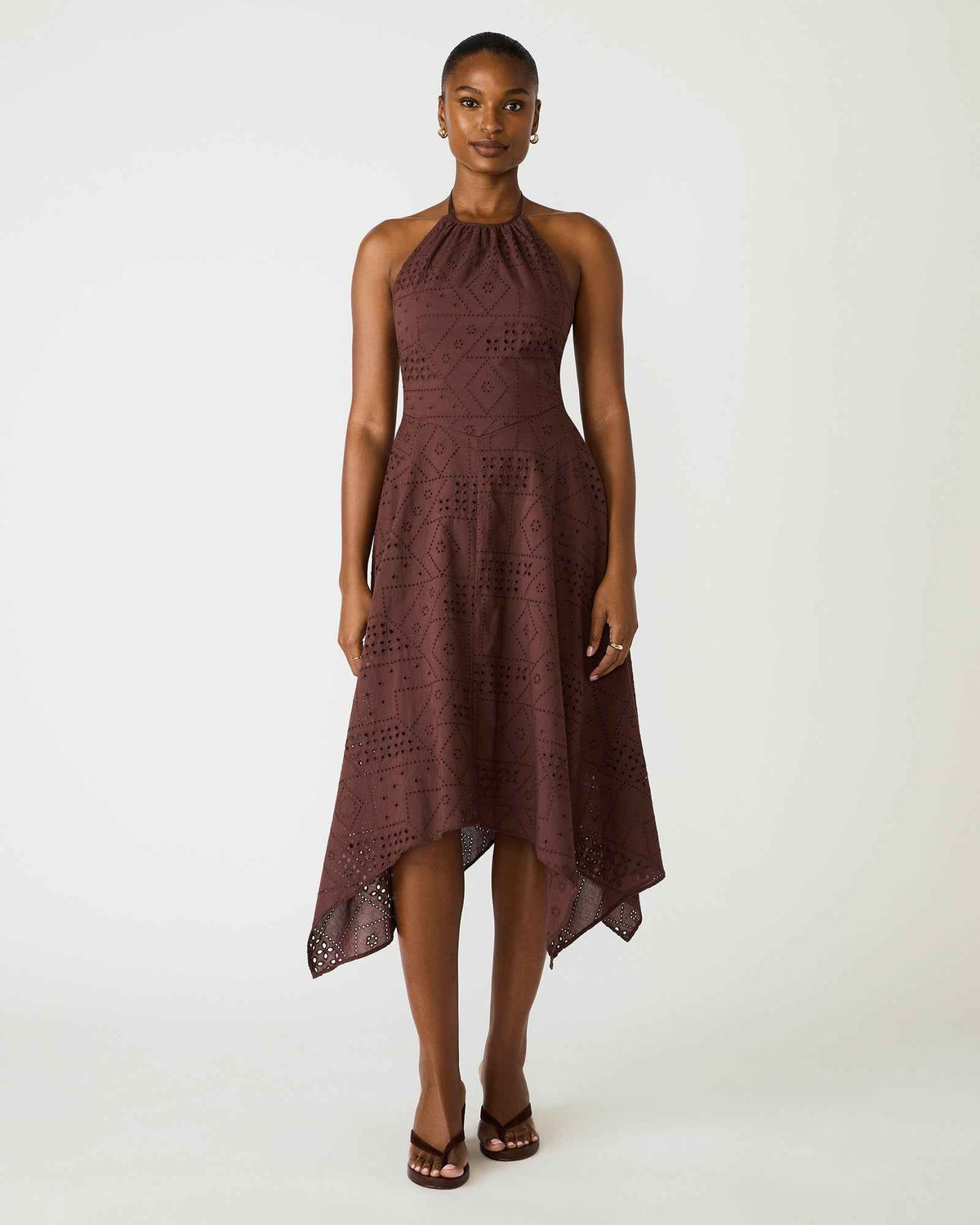 DALINA DRESS WALNUT