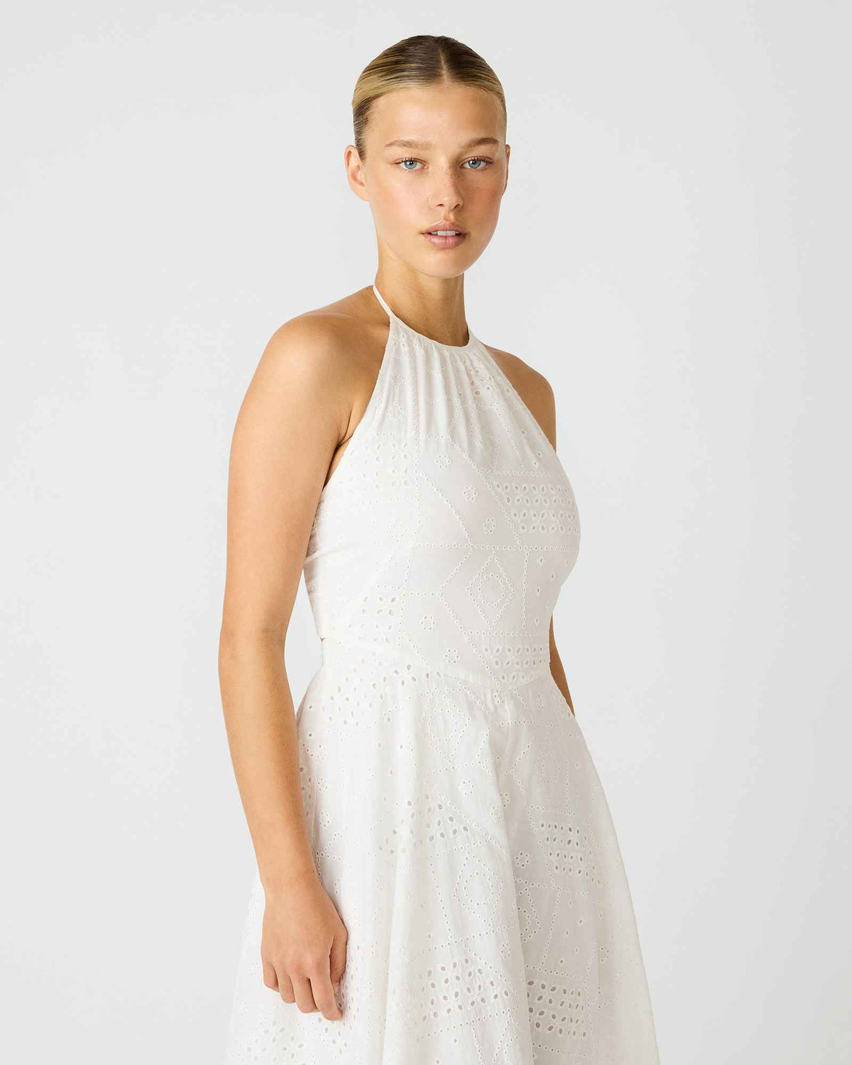 DALINA DRESS BIRCH WHITE