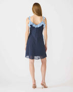 ADALINA MINI DRESS VINTAGE NAVY