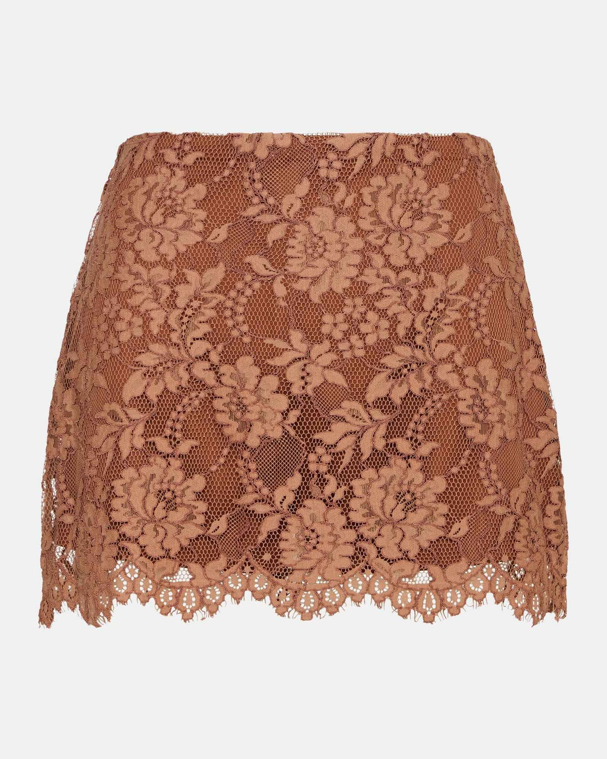 CINDI SKIRT MOCHA HEATHER