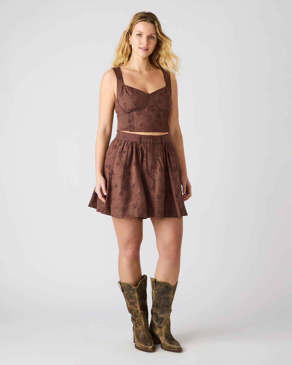 VANNY SKIRT WALNUT  Famous | Online Store