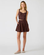VANNY SKIRT WALNUT  Famous | Online Store