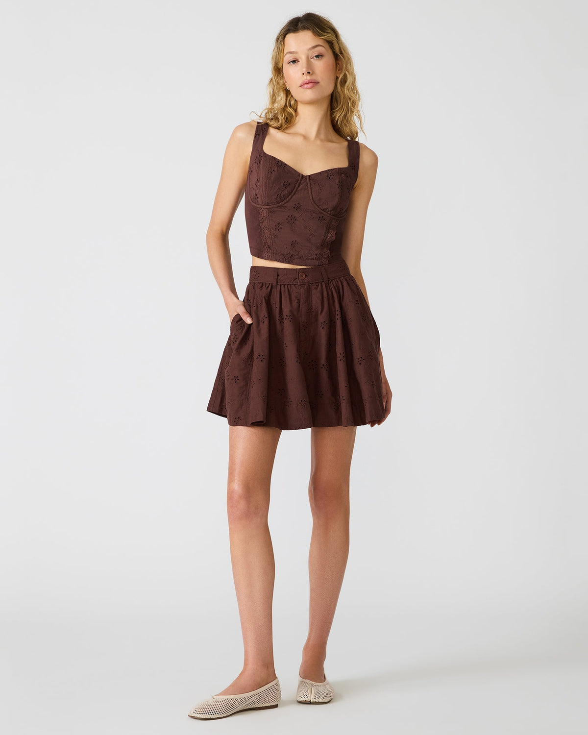 VANNY SKIRT WALNUT  Famous | Online Store
