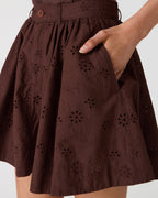 VANNY SKIRT WALNUT  Famous | Online Store