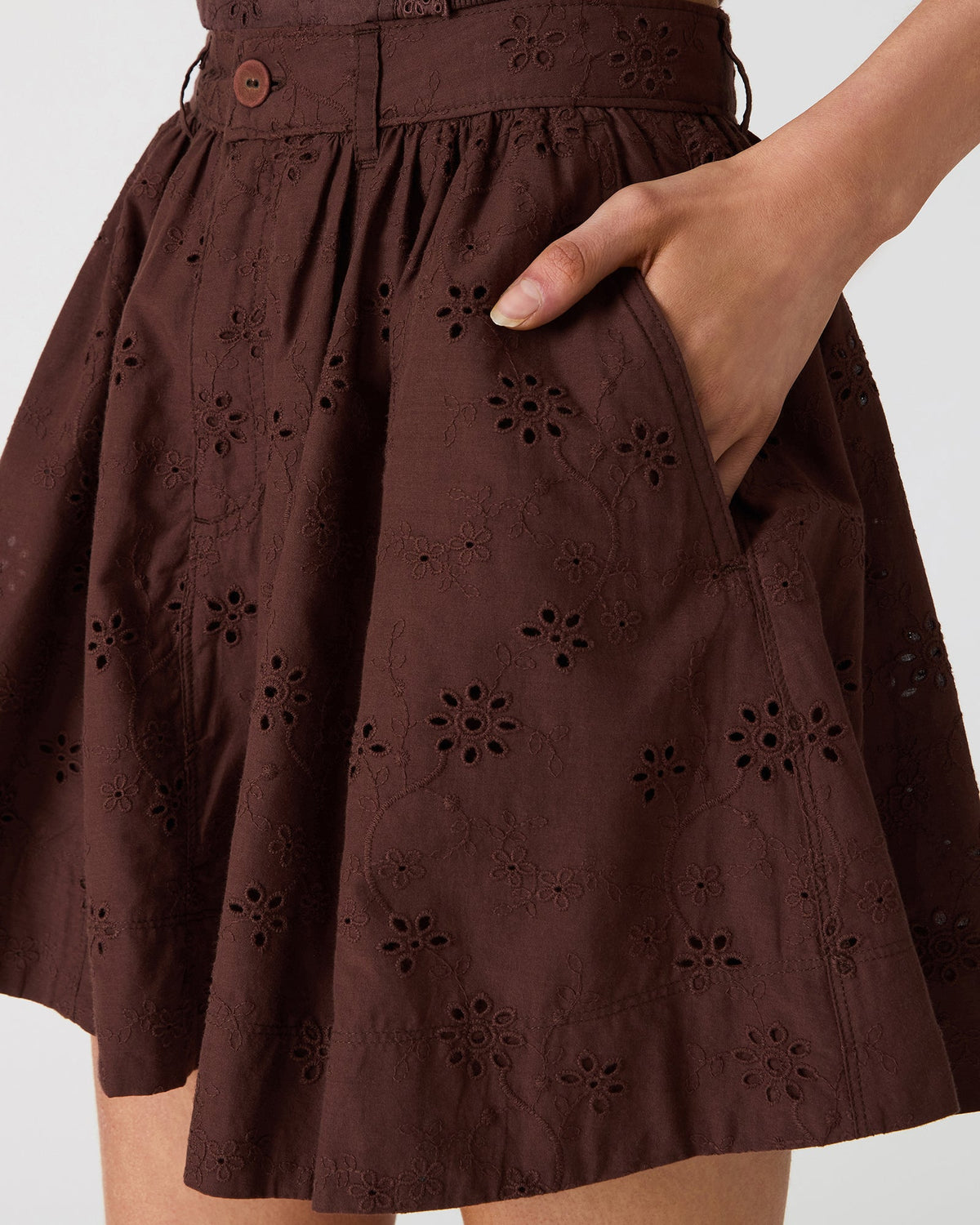 VANNY SKIRT WALNUT  Famous | Online Store