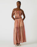 SHILLOH SKIRT STRIPE MULTI  Famous | Online Store