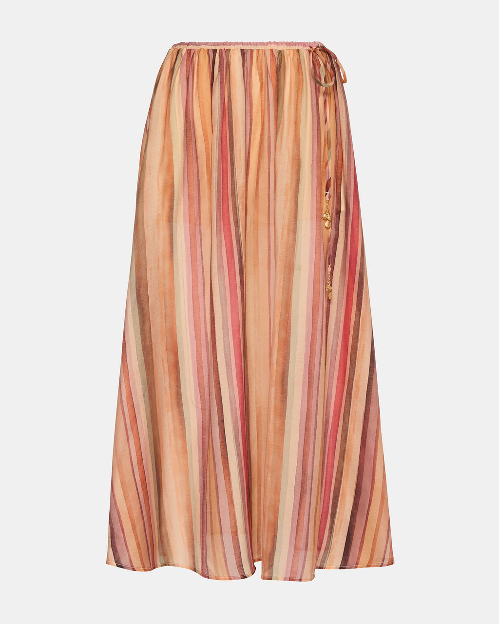 SHILLOH SKIRT STRIPE MULTI  Famous | Online Store